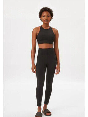 girlfriend collective Black Compressive High-Rise, $80 NWOT, Size S, Item #2645